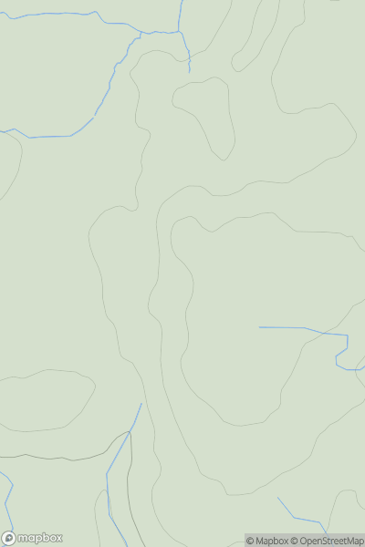 Thumbnail image for Muckle Samuel's Crags showing contour plot for surrounding peak