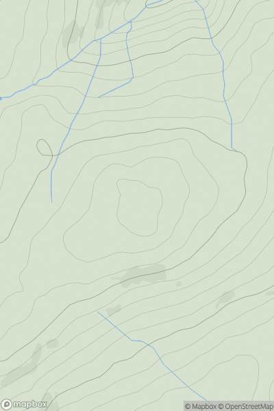 Thumbnail image for Cochrane Pike showing contour plot for surrounding peak