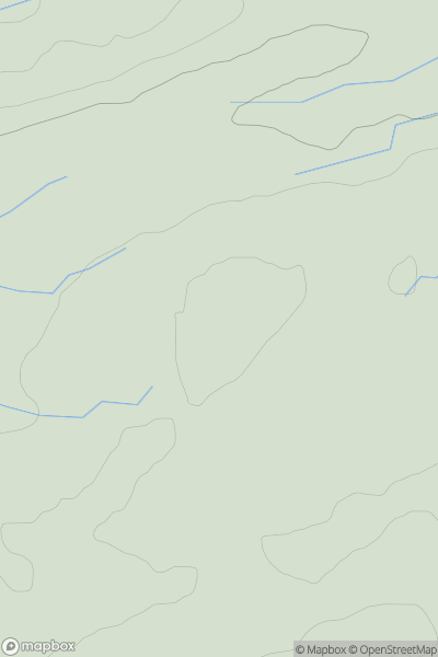Thumbnail image for Bell Crags showing contour plot for surrounding peak