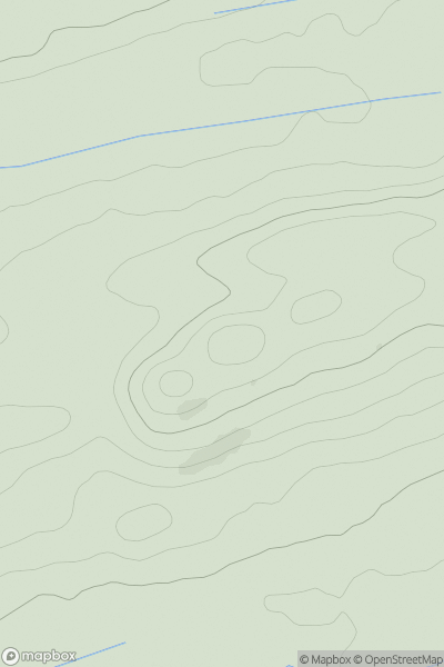 Thumbnail image for Walltown Hill showing contour plot for surrounding peak