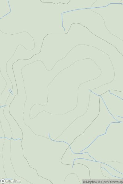 Thumbnail image for Leighton Hill showing contour plot for surrounding peak