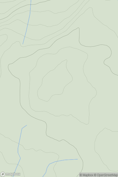 Thumbnail image for Bigges' Pillar showing contour plot for surrounding peak