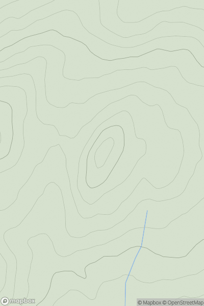 Thumbnail image for Garleigh Hill showing contour plot for surrounding peak