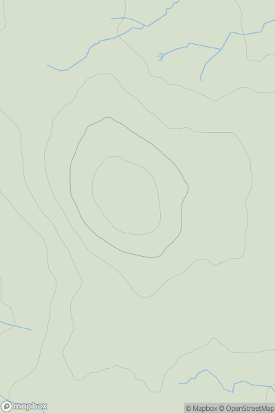 Thumbnail image for Cateran Hill showing contour plot for surrounding peak