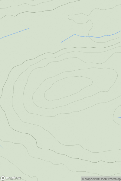 Thumbnail image for Haltwhistle Common showing contour plot for surrounding peak