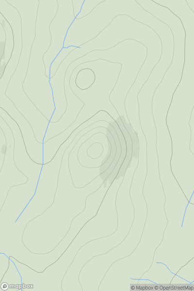 Thumbnail image for Gibb's Hill showing contour plot for surrounding peak