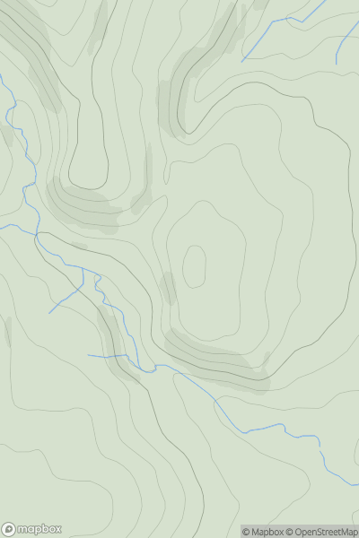 Thumbnail image for Hazeltonrig showing contour plot for surrounding peak