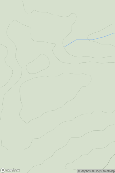 Thumbnail image for Haydon Fell showing contour plot for surrounding peak
