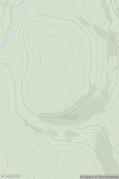 Thumbnail image for Earle Whin showing contour plot for surrounding peak