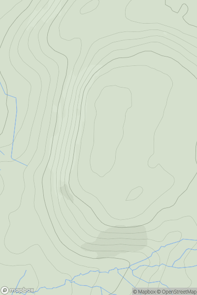 Thumbnail image for Kay Hill showing contour plot for surrounding peak