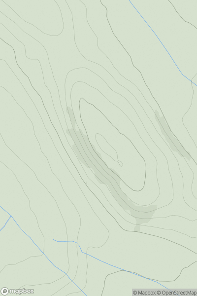 Thumbnail image for Cockenheugh showing contour plot for surrounding peak