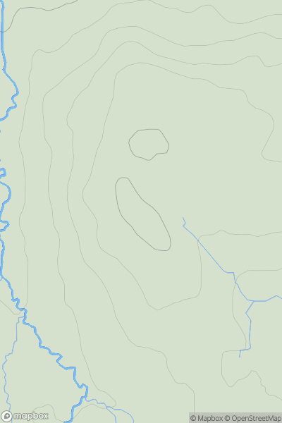 Thumbnail image for Longstone Hill showing contour plot for surrounding peak