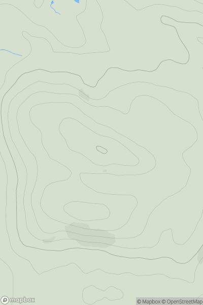 Thumbnail image for Shepherdskirk Hill showing contour plot for surrounding peak