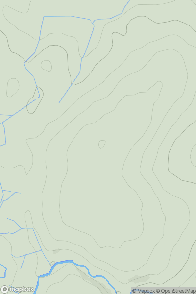Thumbnail image for Roseden Edge showing contour plot for surrounding peak