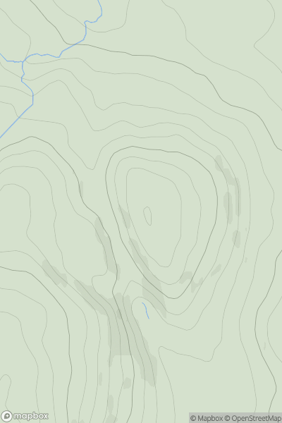 Thumbnail image for Horsdon showing contour plot for surrounding peak