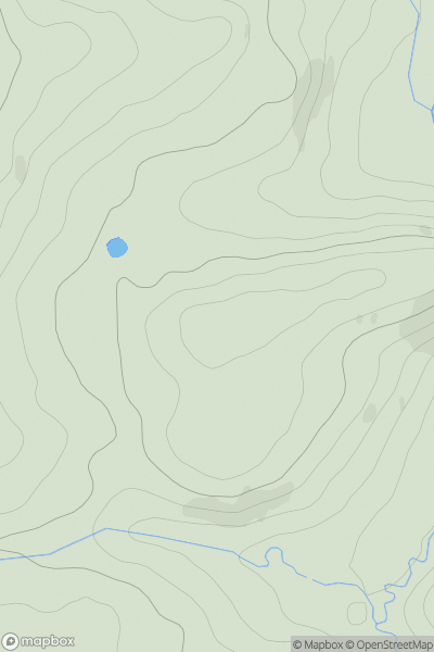 Thumbnail image for Harehaugh Hill showing contour plot for surrounding peak