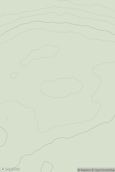 Thumbnail image for Allieshaw Rigg showing contour plot for surrounding peak