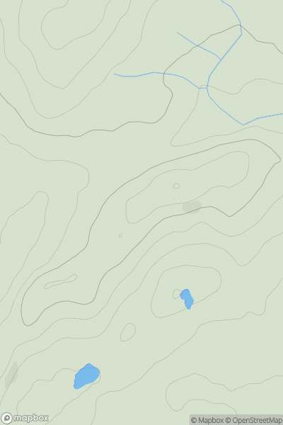 Thumbnail image for Barrasford Hill showing contour plot for surrounding peak
