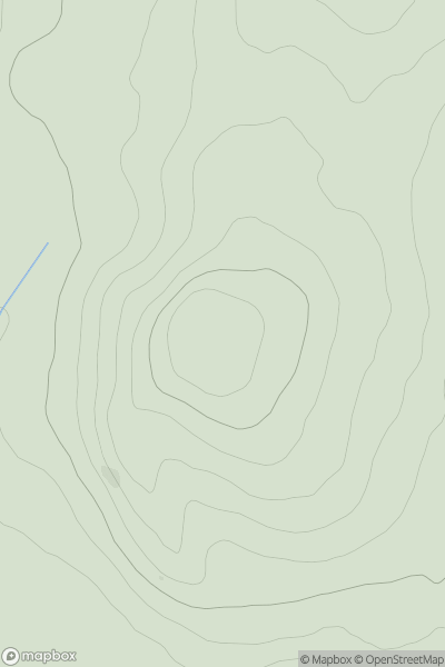 Thumbnail image for White House Hill showing contour plot for surrounding peak