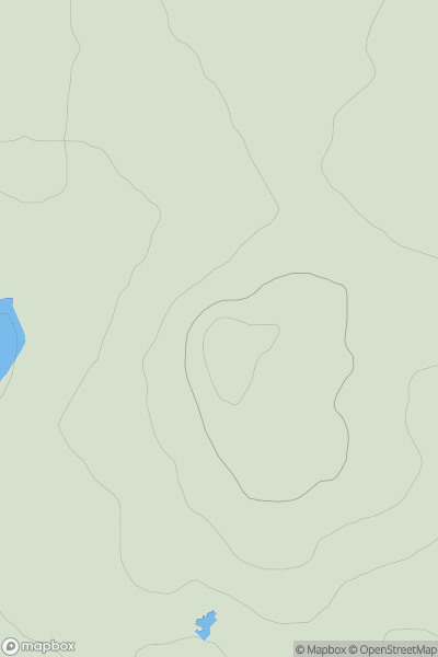 Thumbnail image for Harlow Hill showing contour plot for surrounding peak