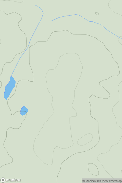 Thumbnail image for Whitsunbank Hill showing contour plot for surrounding peak