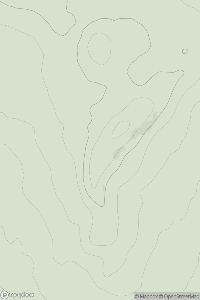 Thumbnail image for Ratcheugh Crag showing contour plot for surrounding peak