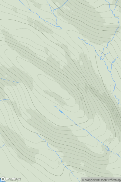 Thumbnail image for Sranndabhal showing contour plot for surrounding peak