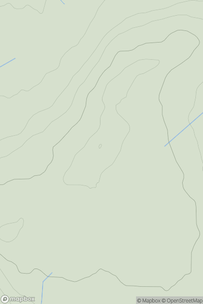 Thumbnail image for Bilton Banks showing contour plot for surrounding peak