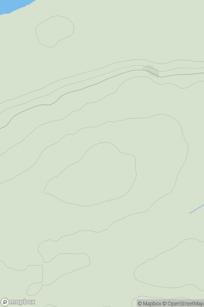Thumbnail image for Shidlaw Hill showing contour plot for surrounding peak
