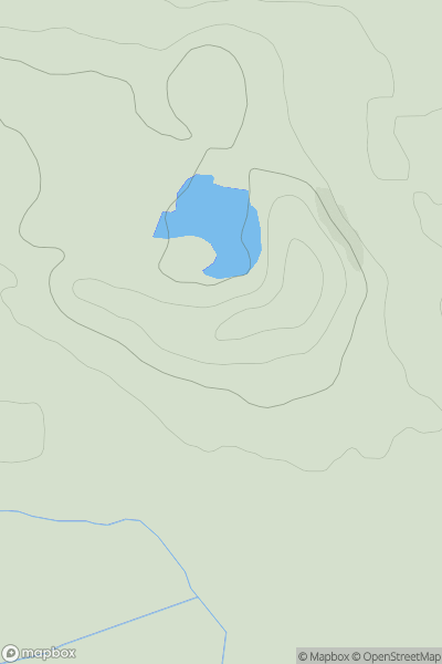 Thumbnail image for Long Hills showing contour plot for surrounding peak