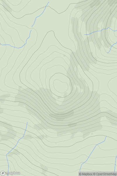 Thumbnail image for Whinfell Beacon showing contour plot for surrounding peak