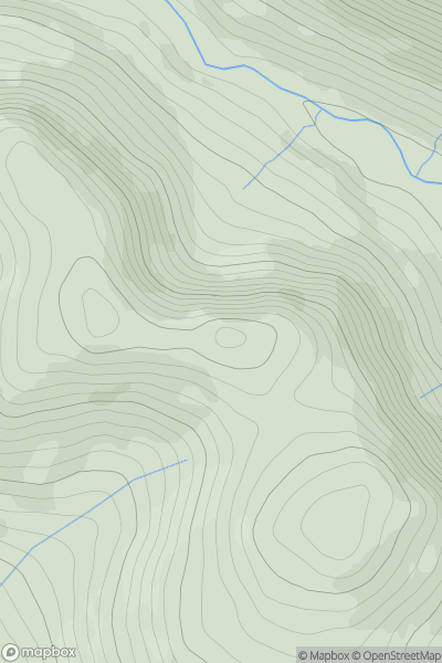 Thumbnail image for Ashstead Fell showing contour plot for surrounding peak