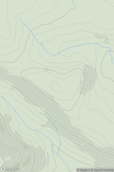 Thumbnail image for Thorny Bank showing contour plot for surrounding peak