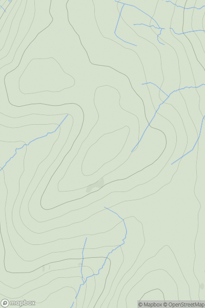 Thumbnail image for Shooting House Hill showing contour plot for surrounding peak