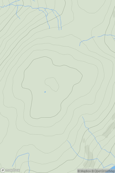 Thumbnail image for Bank House Moor showing contour plot for surrounding peak