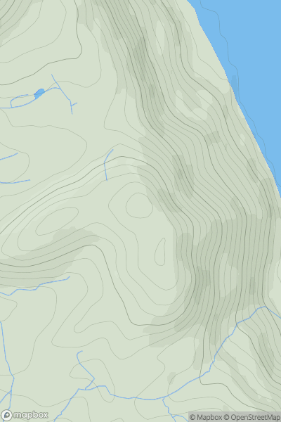 Thumbnail image for Ladies Table showing contour plot for surrounding peak