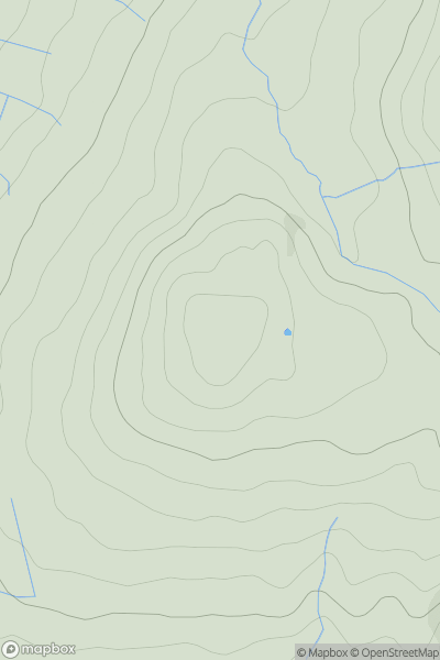 Thumbnail image for Keltonfell Top showing contour plot for surrounding peak
