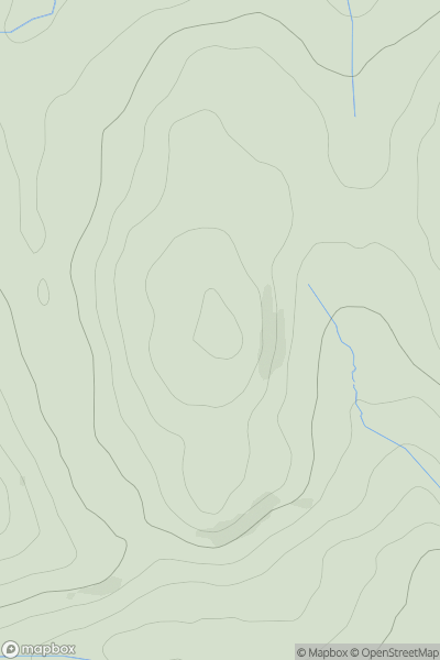 Thumbnail image for Bennethead Banks showing contour plot for surrounding peak