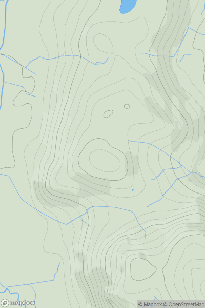 Thumbnail image for Low Rigg showing contour plot for surrounding peak