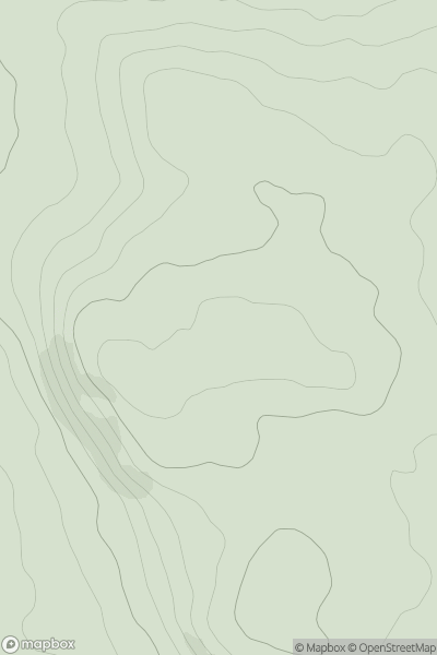 Thumbnail image for Wan Fell showing contour plot for surrounding peak