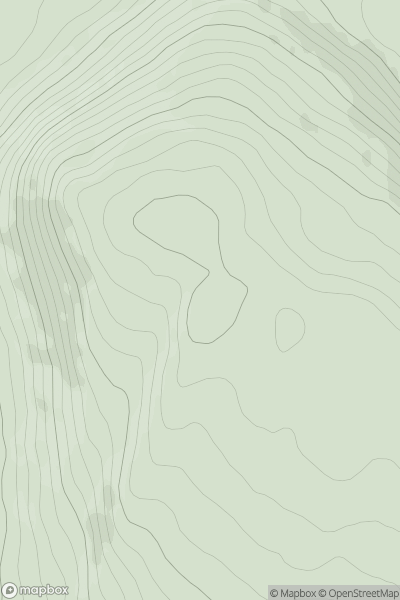 Thumbnail image for Farleton Fell (Holmepark Fell) showing contour plot for surrounding peak