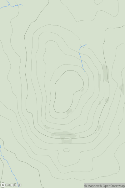 Thumbnail image for Banner Rigg showing contour plot for surrounding peak