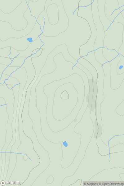 Thumbnail image for Hawkshead Moor showing contour plot for surrounding peak