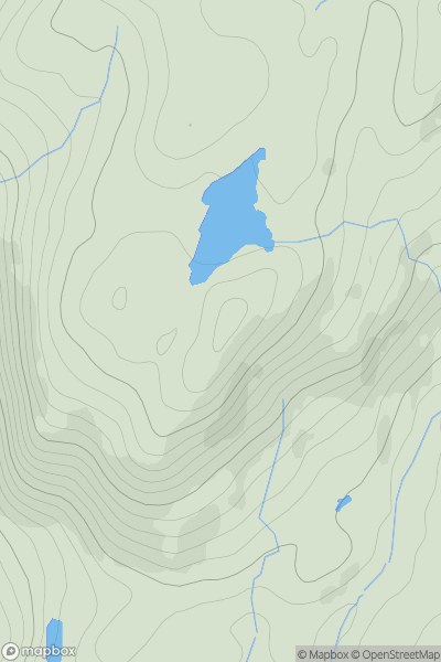 Thumbnail image for Low Heights showing contour plot for surrounding peak