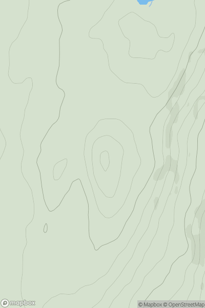 Thumbnail image for Shawrigg Hill showing contour plot for surrounding peak