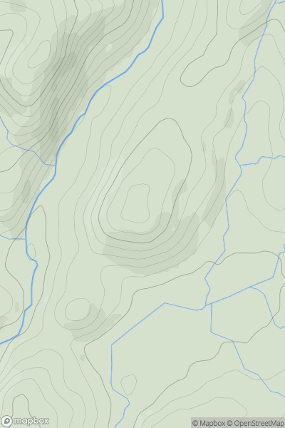 Thumbnail image for High Tongue showing contour plot for surrounding peak