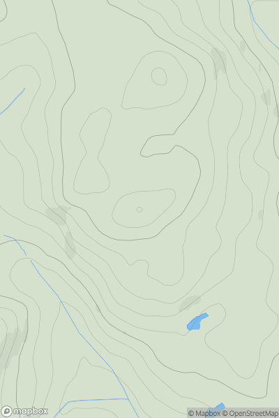 Thumbnail image for Kerris Hill showing contour plot for surrounding peak