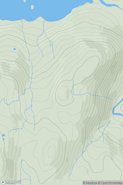 Thumbnail image for Lanty Scar showing contour plot for surrounding peak