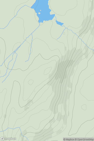 Thumbnail image for Summer Sides Wood showing contour plot for surrounding peak