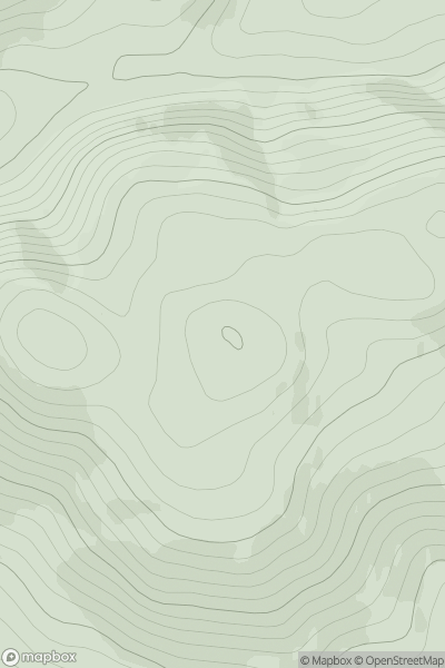 Thumbnail image for Airneabhal (Arnaval) showing contour plot for surrounding peak